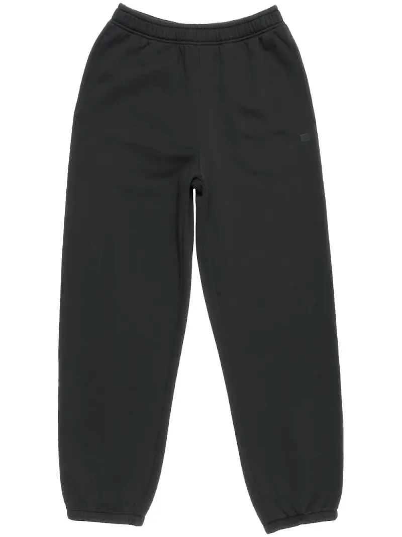 Acne Studios joggingbyxor med broderad logotyp - Svart