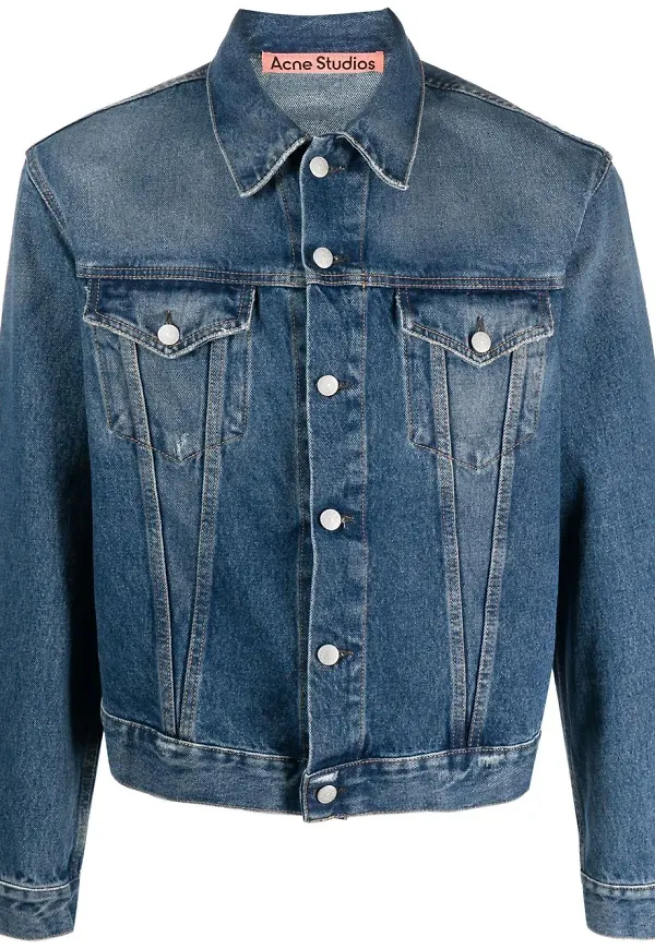 Acne Studios klassisk jeansjacka - Blå