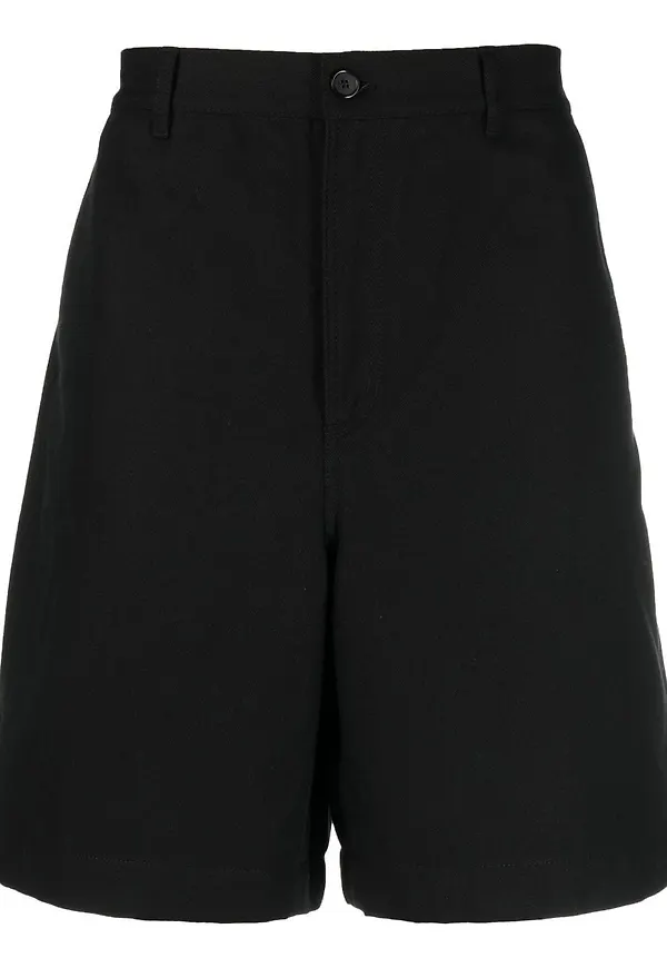 Acne Studios knälånga cargoshorts - Svart