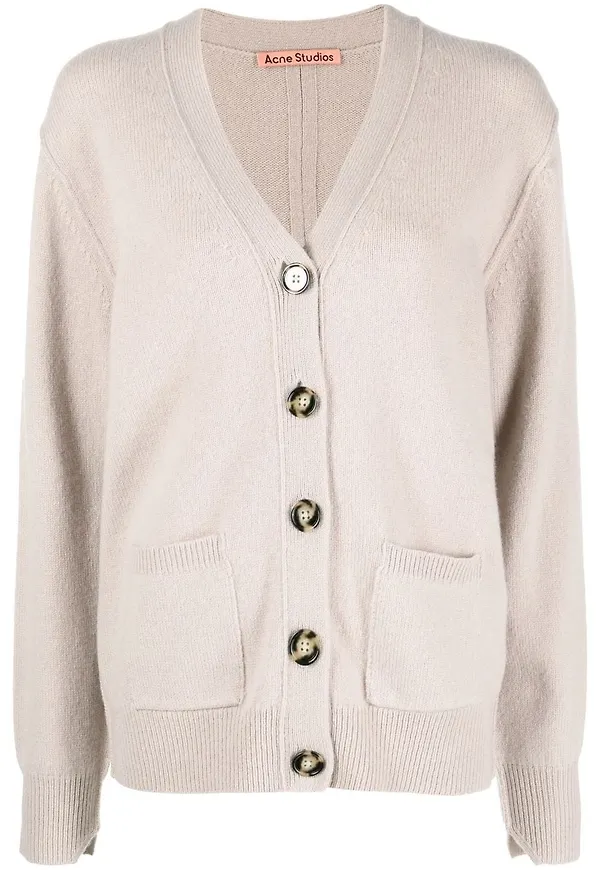 Acne Studios kofta med knäppning - Neutral