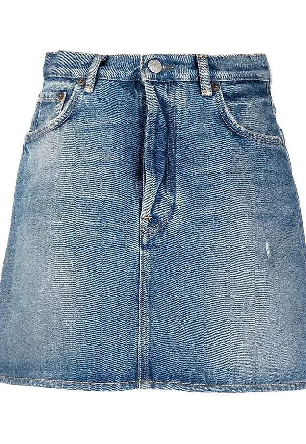 Acne Studios kort jeanskjol - Blå