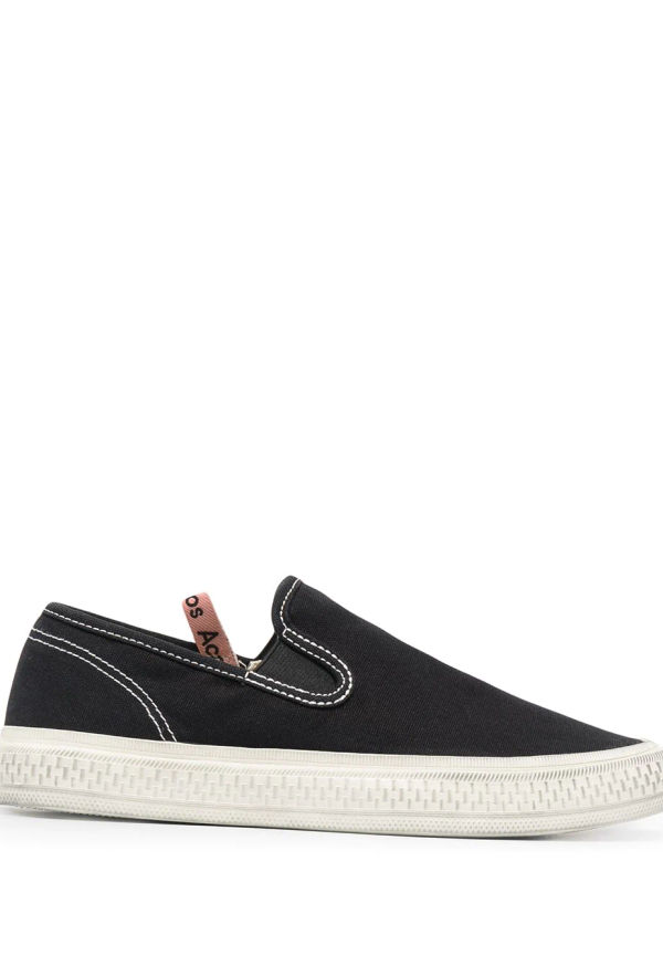 Acne Studios låga slip on-sneakers - Svart