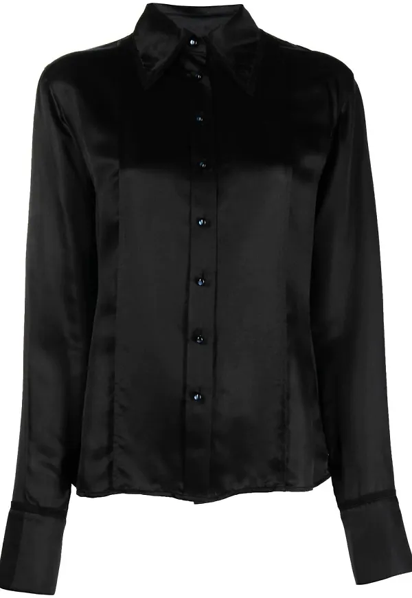 Acne Studios långärmad skjorta - Svart