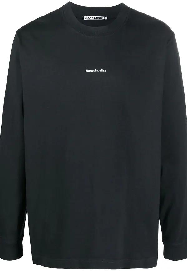 Acne Studios långärmad t-shirt - Svart