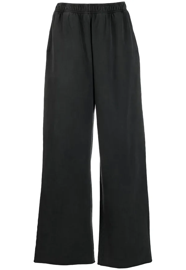 Acne Studios mjukisbyxor med vida ben - Svart