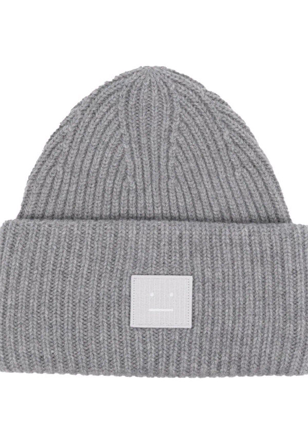 Acne Studios mössa med märke - Grå