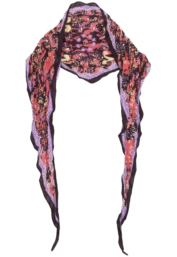 Acne Studios paisleymönstrad sjal - Lila
