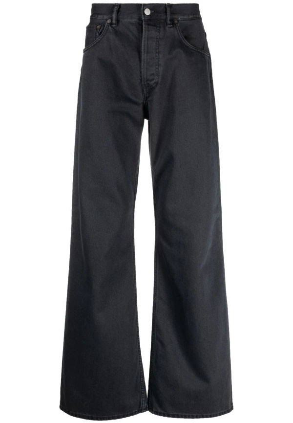 Acne Studios raka jeans med vida ben - Grå