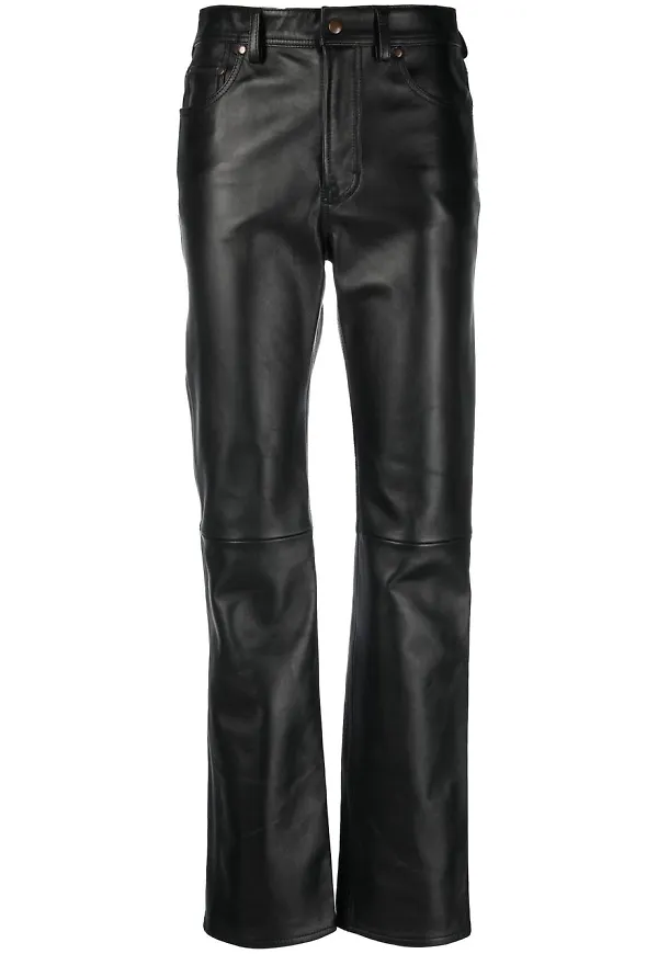 Acne Studios raka skinnbyxor - Svart