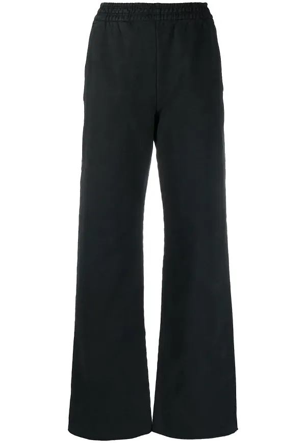 Acne Studios raka sweatpants - Svart