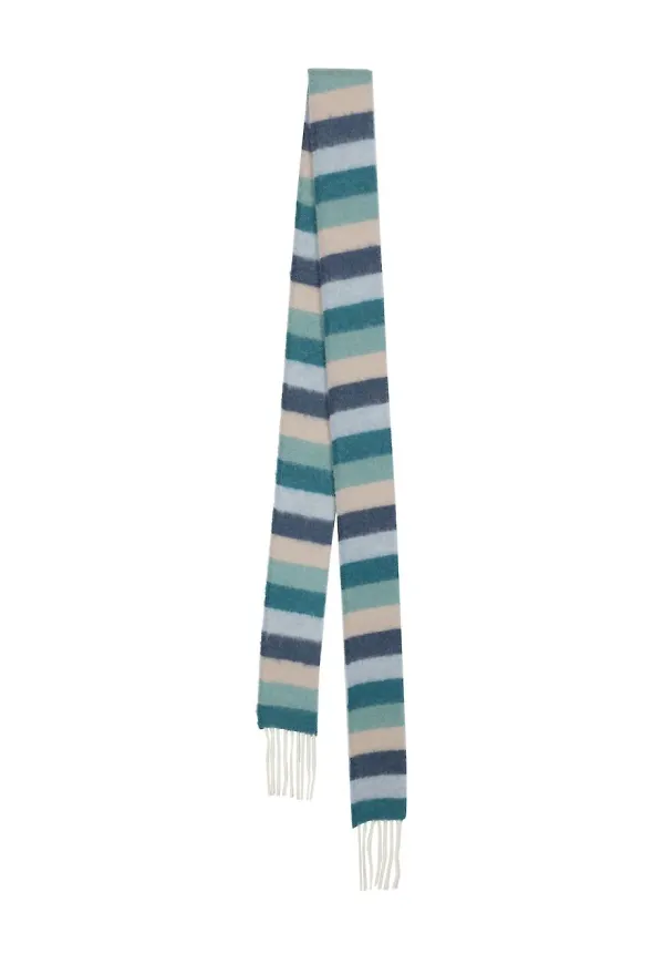 Acne Studios randig halsduk - Blå