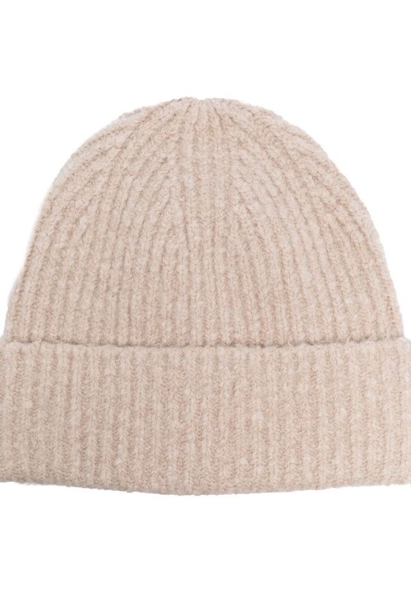 Acne Studios ribbed-knit beanie hat - Neutral