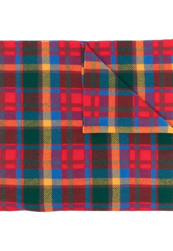 Acne Studios rutig halsduk - Röd