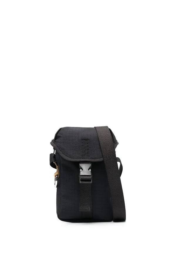 Acne Studios rutig kurirväska - Svart