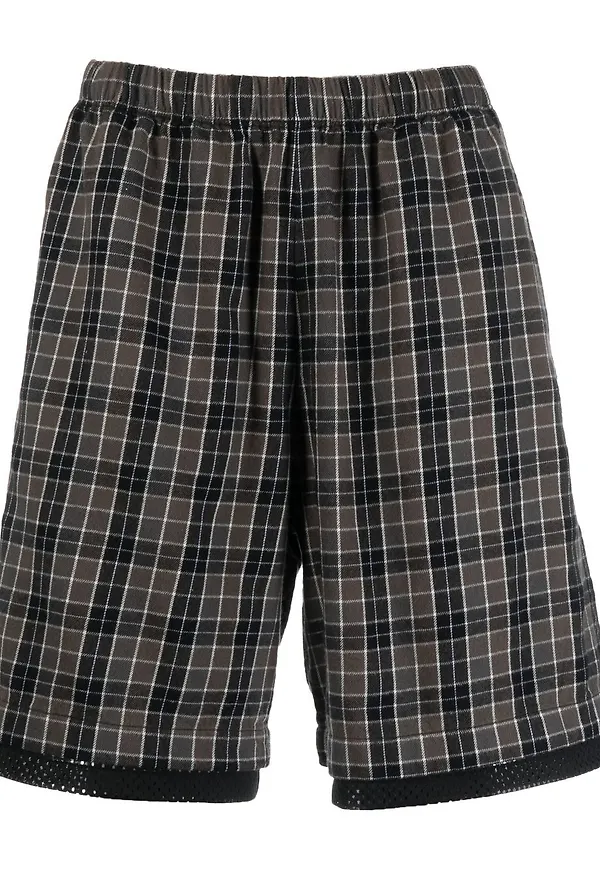 Acne Studios rutiga shorts - Grå