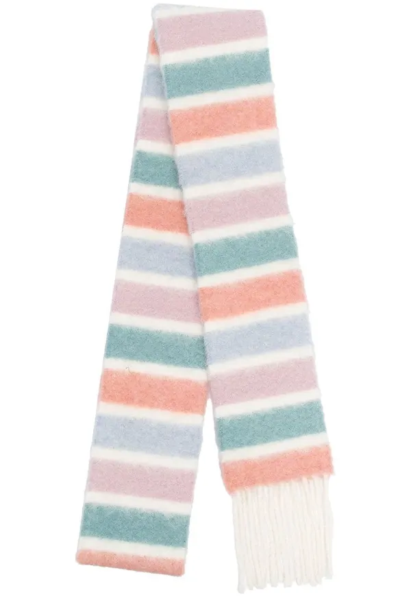Acne Studios sjal med fransar - Blå