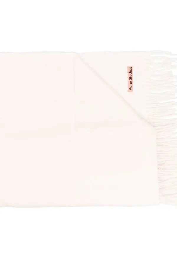 Acne Studios sjal med franskant - Neutral
