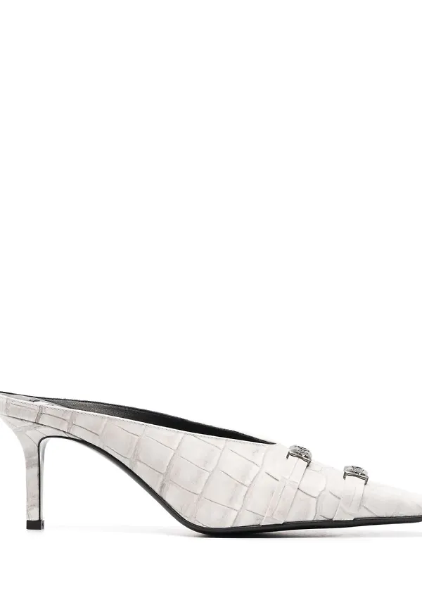 Acne Studios slip-ons med rosettdetalj - Neutral
