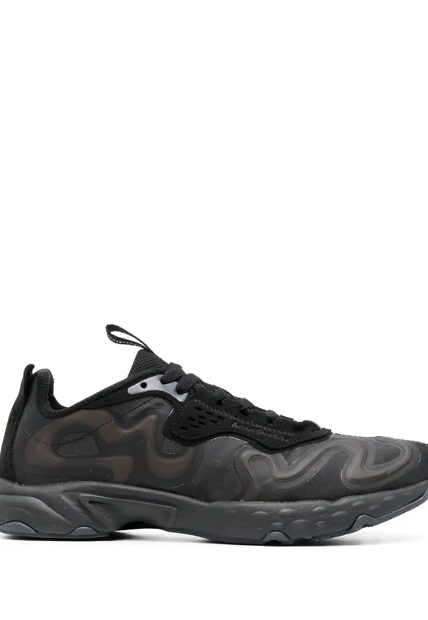 Acne Studios sneakers med panel - Svart