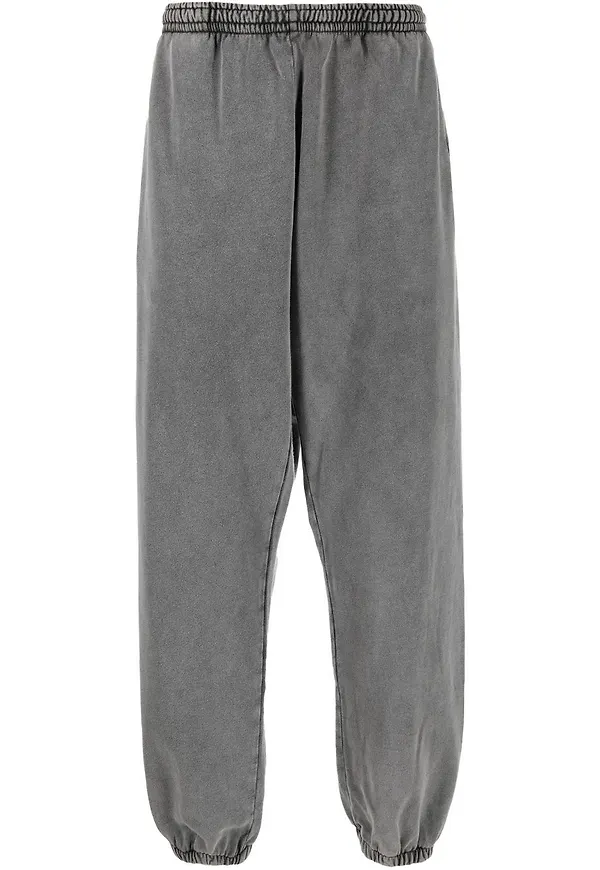 Acne Studios stentvättade elastiska sweatpants - Grå