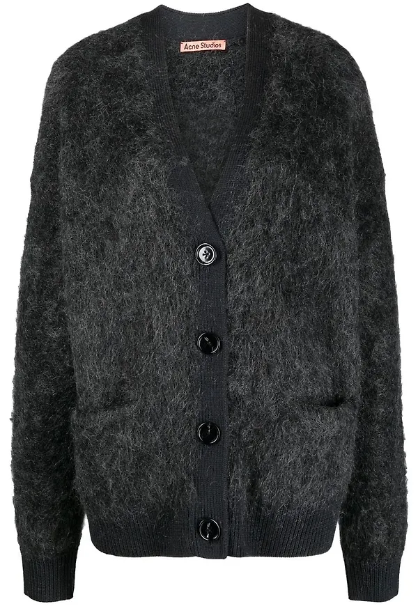 Acne Studios stickad kofta - Grå