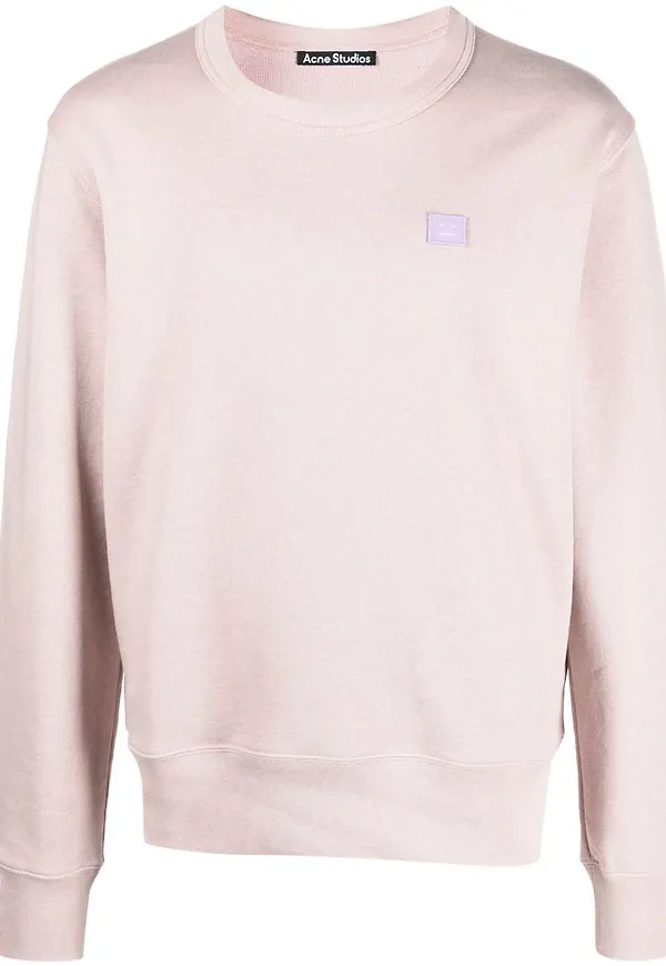 Acne Studios sweatshirt med märke - Lila