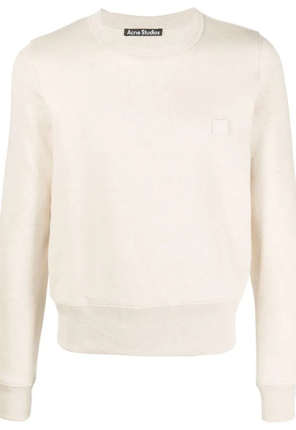 Acne Studios sweatshirt med märke - Neutral