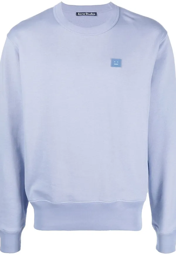Acne Studios sweatshirt med rundad hals - Lila