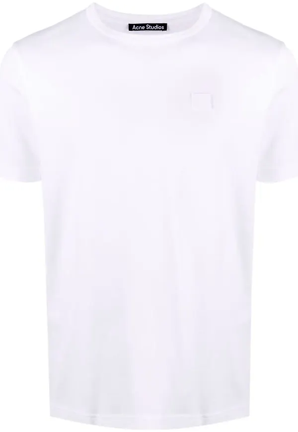 Acne Studios t-shirt med märke - Vit