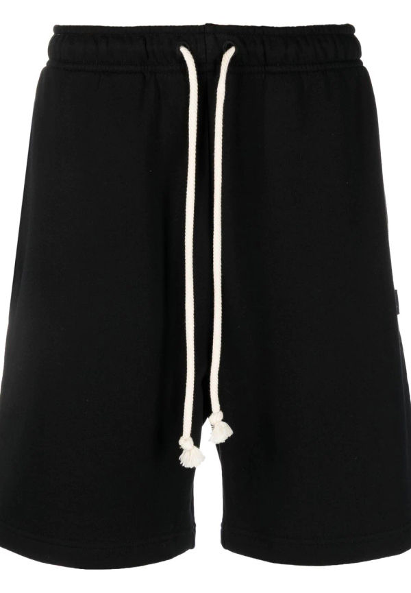 Acne Studios träningsshorts med märke - Svart