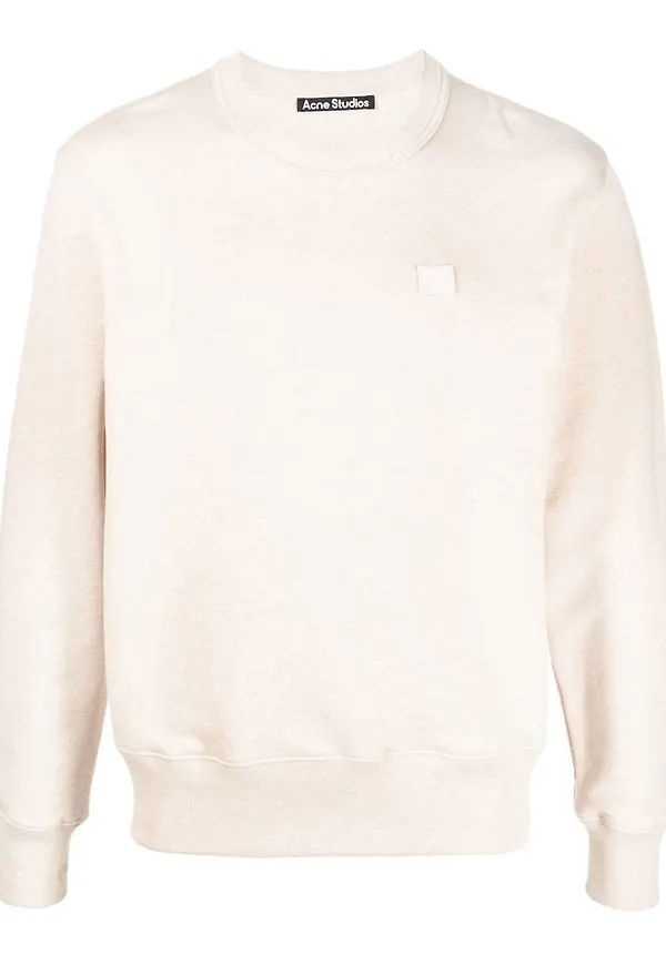 Acne Studios tröja med lappdetalj - Neutral