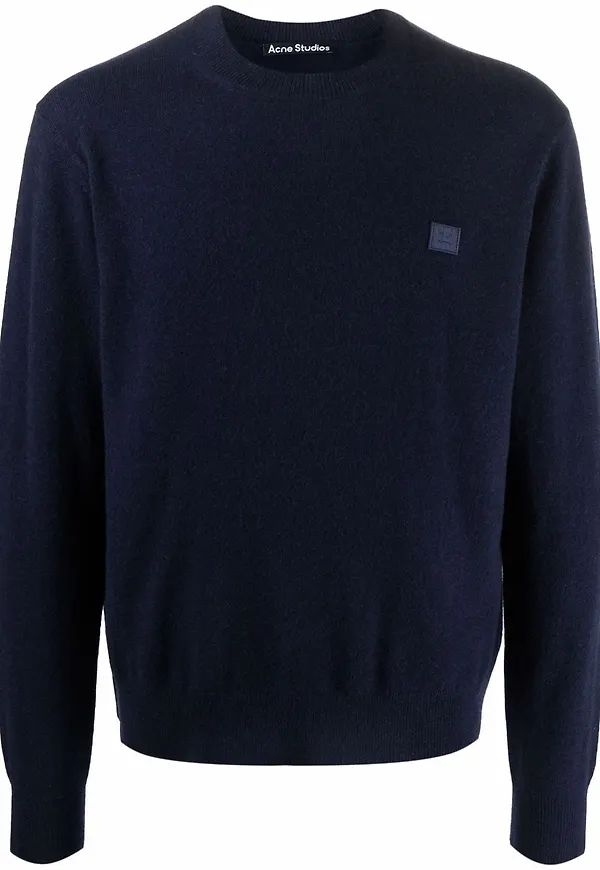 Acne Studios tröja med märke - Blå