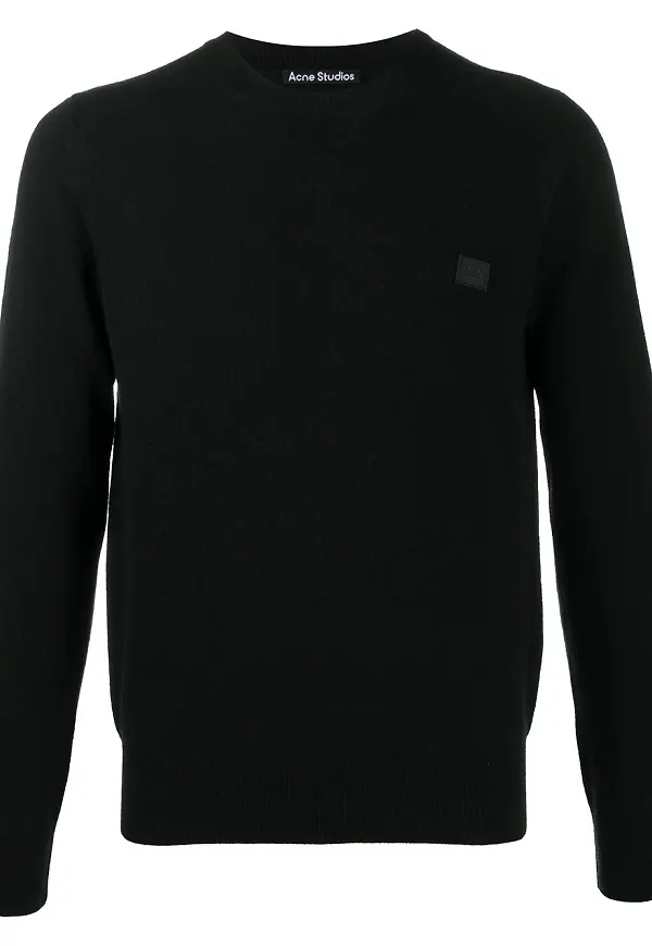 Acne Studios tröja med märke - Svart