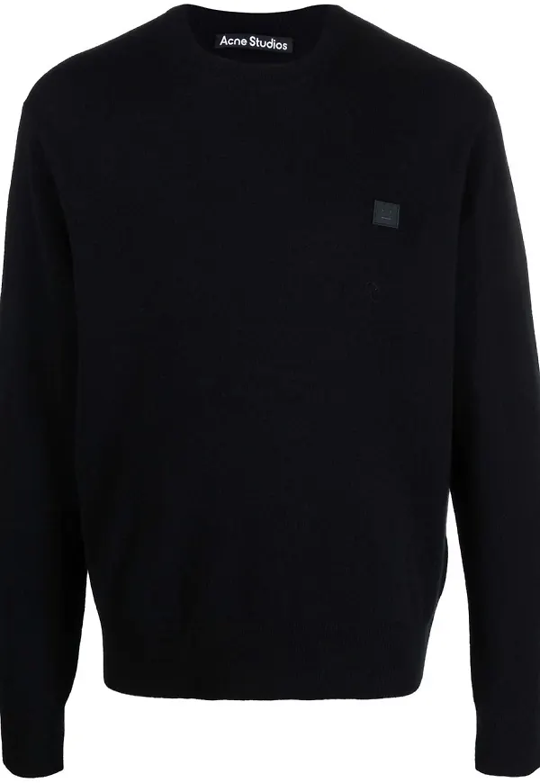 Acne Studios tröja med märke - Svart