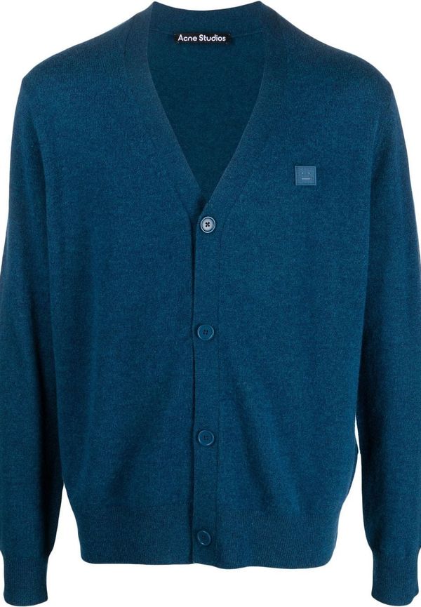 Acne Studios v-ringad kofta - Blå