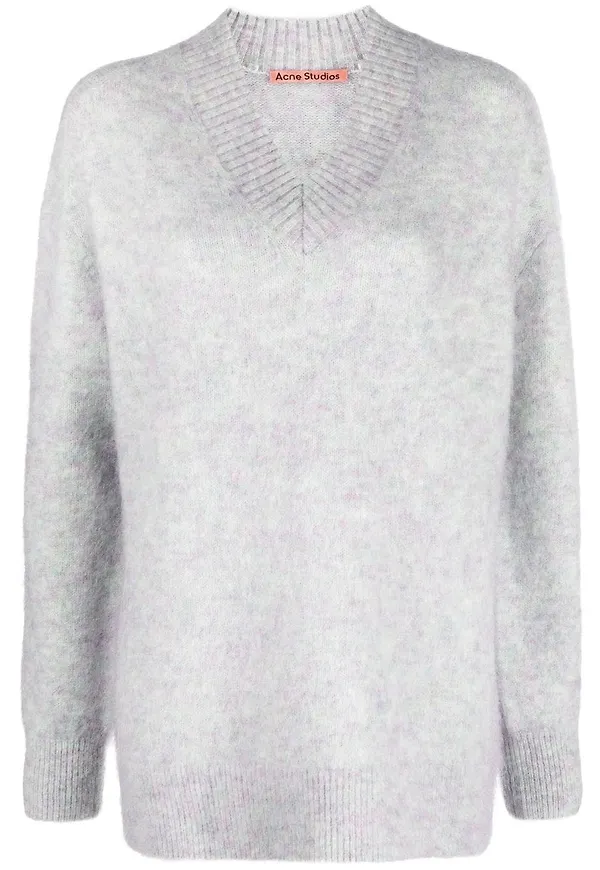 Acne Studios v-ringad tröja - Grå