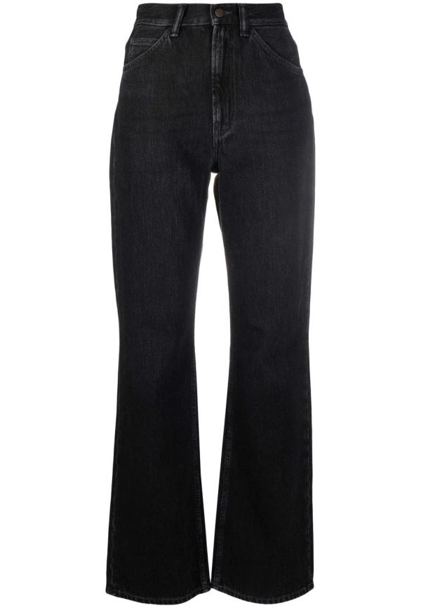 Acne Studios Vintage 1977 jeans med hög midja - Svart