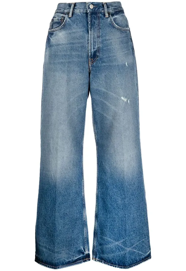 Acne Studios wide leg-jeans - Blå