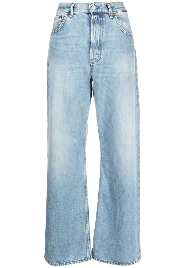 Acne Studios wide leg-jeans - Blå