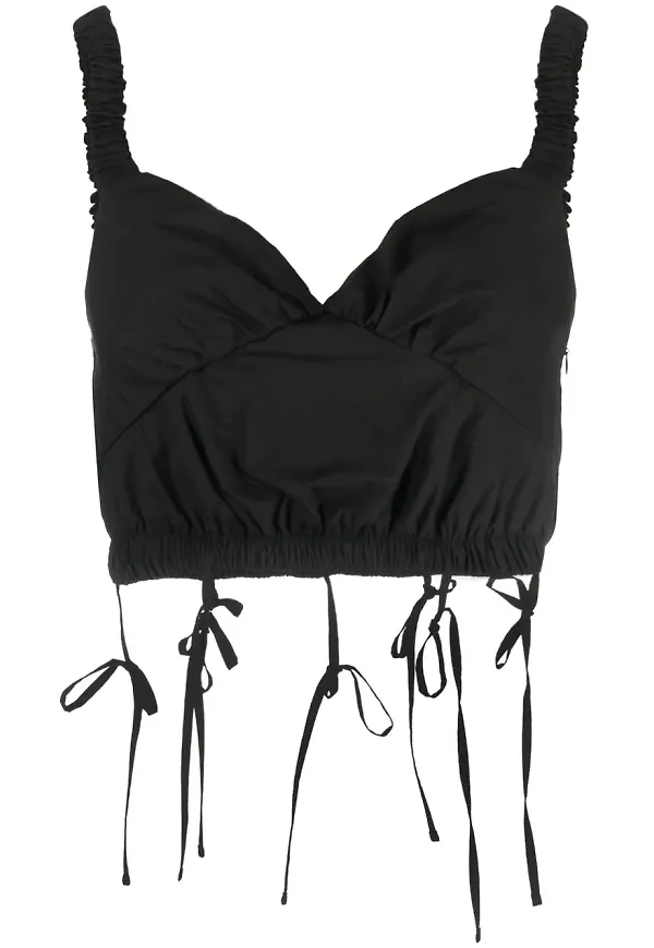 Act N°1 croptop - Svart