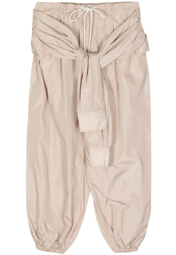 ACT Nº1 trackpants med knytning - Neutral