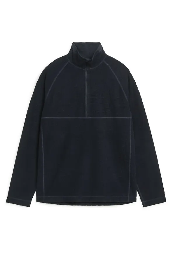 Active Fleece Half-Zip Jacket - Blue