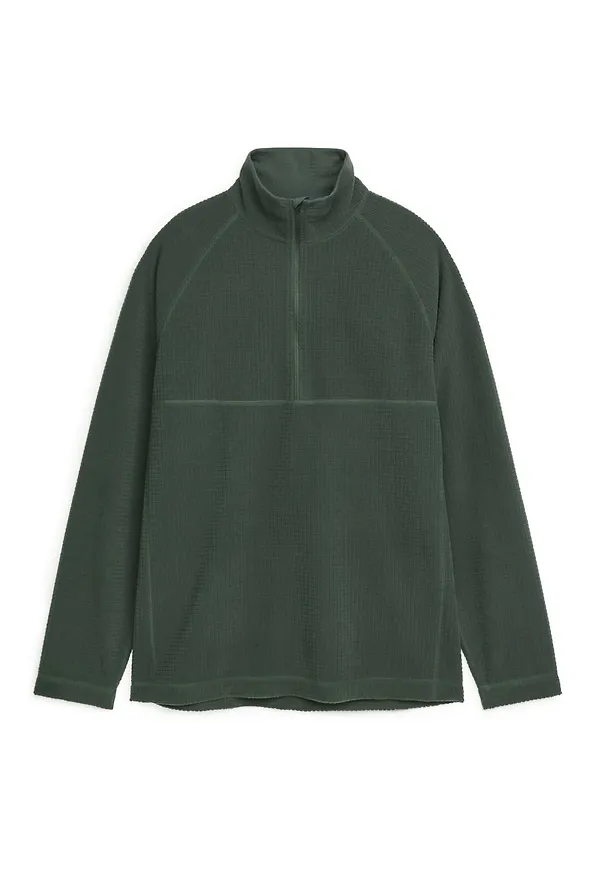 Active Fleece Half-Zip Jacket - Green
