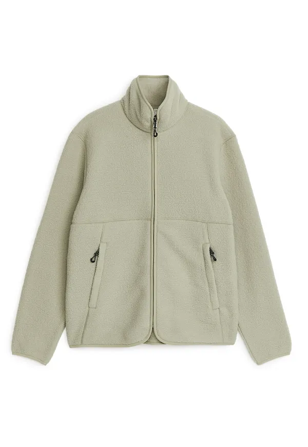 Active Fleece Jacket - Beige