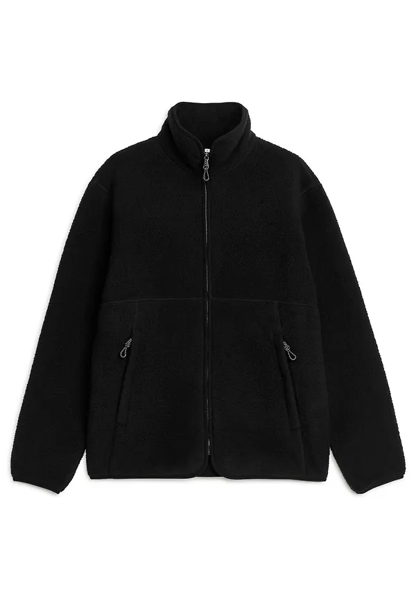 Active Fleece Jacket - Black