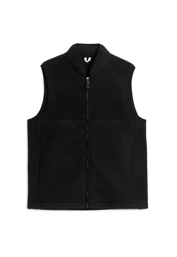 Active Fleece Vest - Black