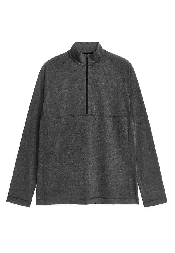 Active Half-Zip Jacket - Black