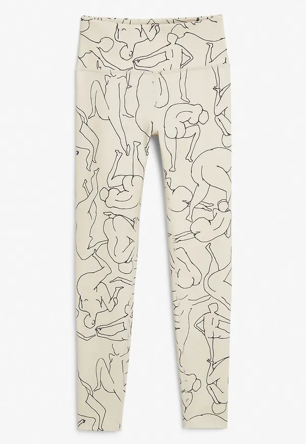 Active leggings - Beige