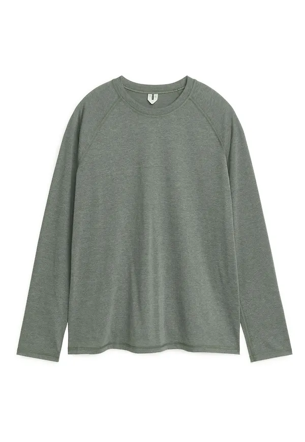 Active Lightweight Long-Sleeved Top - Green