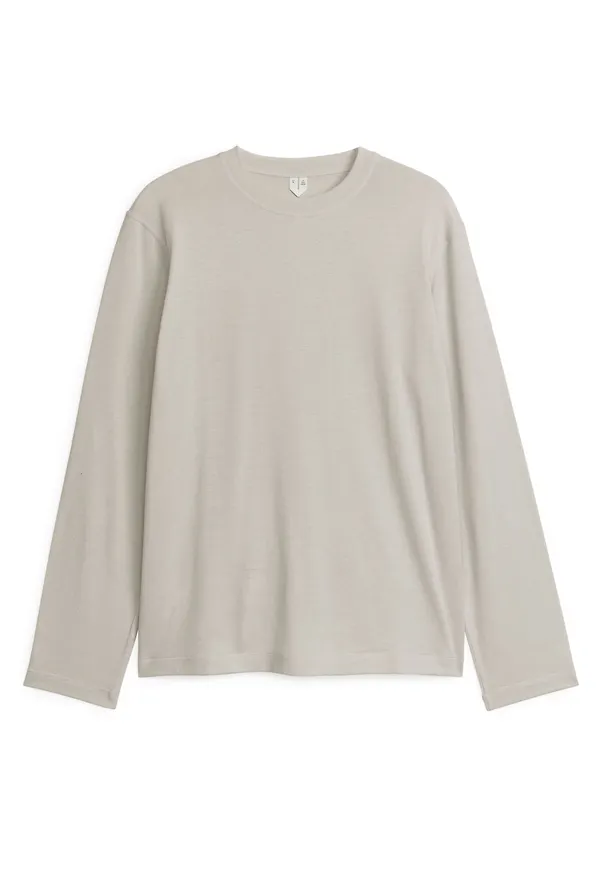 Active Long-Sleeved Top - Beige